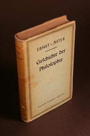 Image du vendeur pour Geschichte der Philosophie. Mit einem Anhang: Wie studiert man Philosophie? mis en vente par Steven Wolfe Books