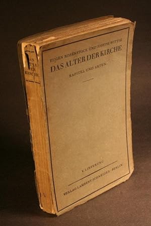 Immagine del venditore per Das Alter der Kirche. Kapitel und Akten. V. Lieferung. Anhang venduto da Steven Wolfe Books