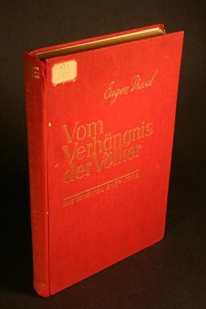 Imagen del vendedor de Vom Verhngnis der Vlker. Das Gegenteil einer Utopie. a la venta por Steven Wolfe Books