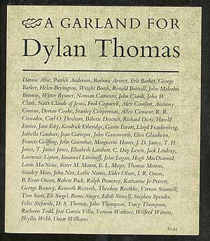 Bild des Verkufers fr A Garland for Dylan Thomas zum Verkauf von Between the Covers-Rare Books, Inc. ABAA