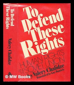 Imagen del vendedor de To defend these rights a la venta por MW Books Ltd.