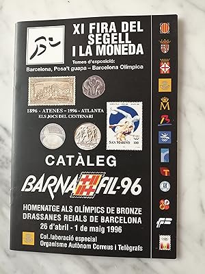Barnafil '96 : XI Fira del Segell i la Moneda : exhibició filatèlica, fira comercial . Barcelona,...