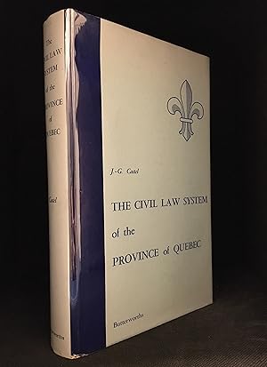 Seller image for The Civil Law System of the Province of Quebec; Notes, Cases, and Materials for sale by Burton Lysecki Books, ABAC/ILAB