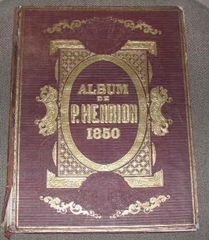 Album de Paul Henrion, 1850.