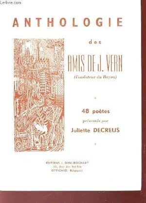 Bild des Verkufers fr ANTHOLOGIE DES AMIS DE J. VERN (FONDATEUR DU BAYOU) - 48 POETES. zum Verkauf von Le-Livre