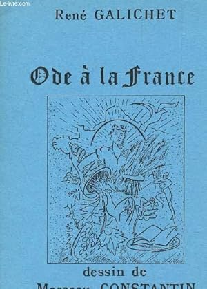 Bild des Verkufers fr ODE A LA FRANCE. zum Verkauf von Le-Livre