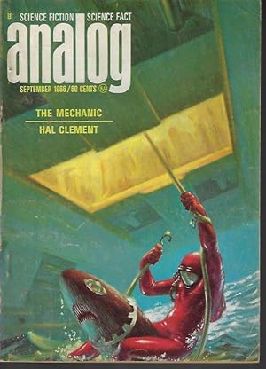 Bild des Verkufers fr ANALOG Science Fiction/ Science Fact: September, Sept. 1966 ("Too Many Magicians") zum Verkauf von Books from the Crypt