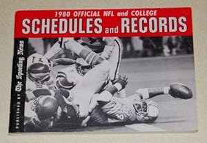 1980 Official NFL and College Schedules and Records