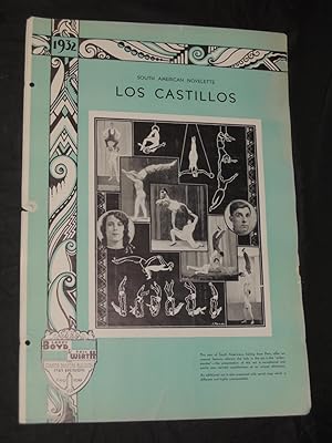 Image du vendeur pour Los Castillos: South American Novelette Acrobats (Poster) mis en vente par Princeton Antiques Bookshop