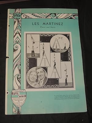 Image du vendeur pour Florry and Harry: Les Martinez Acrobats (Poster) mis en vente par Princeton Antiques Bookshop