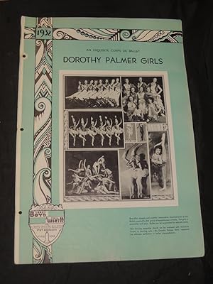 Image du vendeur pour Dorothy Palmer Girls: An Exquisite Corps 8 De Ballet DANCERS (Poster) mis en vente par Princeton Antiques Bookshop