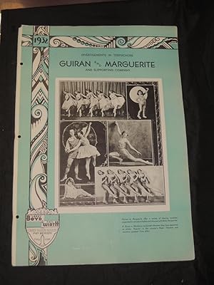 Image du vendeur pour Guiran and Marguerite: Divertisements in Terpsichore and Supporting Company BALLET DANCERS (Poster) mis en vente par Princeton Antiques Bookshop