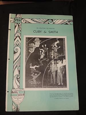 Bild des Verkufers fr Cuby & Smith: An Uplifting Ten Minutes ACROBATS (Poster) zum Verkauf von Princeton Antiques Bookshop