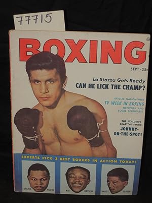 Imagen del vendedor de Roland Lastarza Tv Boxing The Exciting Magazine For Television Fans Volume 1 No.4 September 1953 a la venta por Princeton Antiques Bookshop