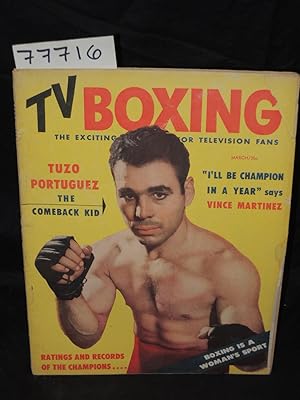 Imagen del vendedor de Turzo Portuguez Tv Boxing The Exciting Magazine For Television Fans Volume 1 No.5 March 1954 a la venta por Princeton Antiques Bookshop