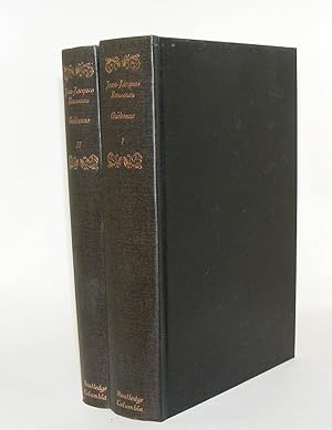 JEAN-JACQUES ROUSSEAU Volume One 1712 - 1758 [&] Volume Two 1758 - 1778