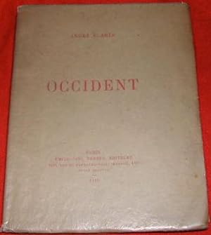 Seller image for Occident. for sale by alphabets