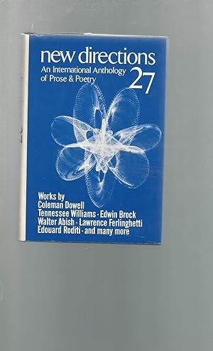 Bild des Verkufers fr New Directions in Prose and Poetry: 27: Aninternational Anthology of Prose and Poetry zum Verkauf von Dorley House Books, Inc.