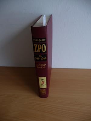 Seller image for Stein, Friedrich: Kommentar zur Zivilprozeordnung - Teil: Bd. 7. Teilband. 2.,  946 - 1048 EG ZPO for sale by Gebrauchtbcherlogistik  H.J. Lauterbach