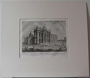 Veduta della Basilica di S. Giovanni in Laterano primo e principale Templo del Mondo . . . (coppe...
