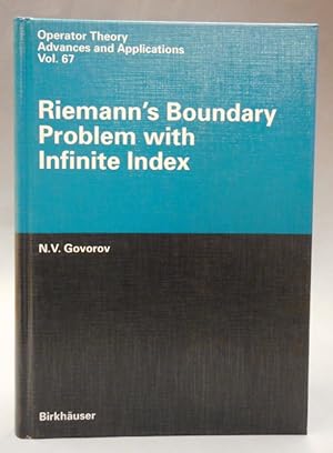 Seller image for Riemann's Boundary Problem with Infinite Index. With figures for sale by Der Buchfreund