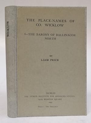 Bild des Verkufers fr The Place-Names of Co. Wicklow. 4 vols. in 1. zum Verkauf von Der Buchfreund