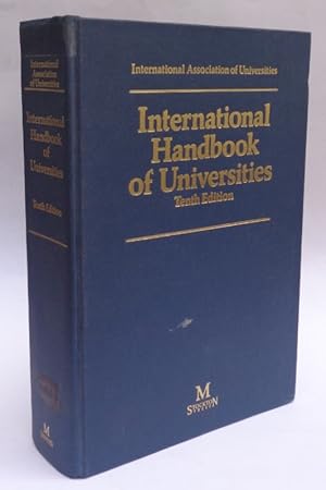 Imagen del vendedor de International Handbook of Universities and Other Institutions of Higher Education. a la venta por Der Buchfreund