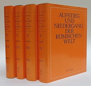 Bild des Verkufers fr Principat. Bnde 17/1, 17/2, 17/3, 17/4: Religion (Heidentum: Rmische Gtterkulte, Orientalische Kulte in der rmischen Welt). Mit zahlr. Abb. auf Tafeln u. Plnen zum Verkauf von Der Buchfreund