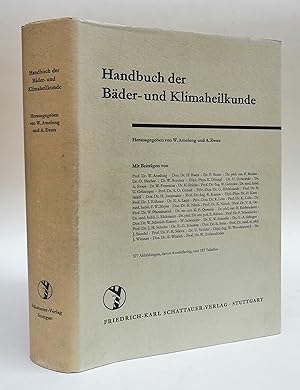 Seller image for Handbuch der Bder- und Klimaheilkunde. Mit 377 Abb., davon 8 mehrfarbig, und 187 Tabellen for sale by Der Buchfreund