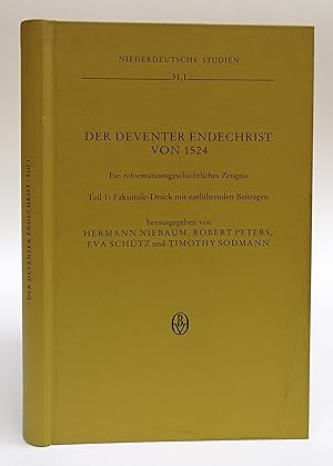 Bild des Verkufers fr Der Deventer Endechrist von 1524. Ein reformationsgeschichtliches Zeugnis. Teil 1: Faksimile-Druck mit einfhrenden Beitrgen. zum Verkauf von Der Buchfreund