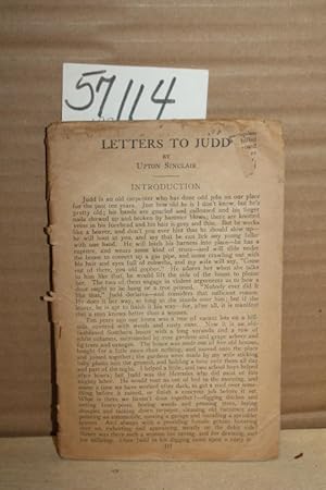 Image du vendeur pour Letters to Judd mis en vente par Princeton Antiques Bookshop