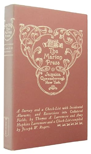 Seller image for THE MARION PRESS: An autobiography, 1874-1961 for sale by Kay Craddock - Antiquarian Bookseller