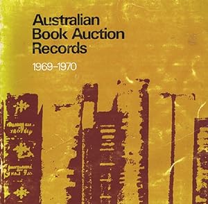 Bild des Verkufers fr AUSTRALIAN BOOK AUCTION RECORDS, 1969-1970 zum Verkauf von Kay Craddock - Antiquarian Bookseller