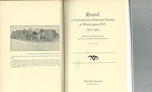 Immagine del venditore per Records of the Columbia Historical Society of Washington, D.C., 1963-1965 venduto da Dorley House Books, Inc.