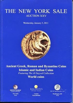 The New York Sale: Auction XXV; Wednesday, January 5, 2011. Ancient Greek, Roman and Byzantine Co...