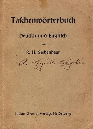 Taschenworterbuch Deutsch Und Englisch (und Englisch/ Deutsch)
