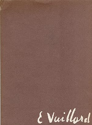 Bild des Verkufers fr EDOUARD VUILLARD - Palazzo Reale, Milano Ottobre-Novembre 1959 zum Verkauf von ART...on paper - 20th Century Art Books