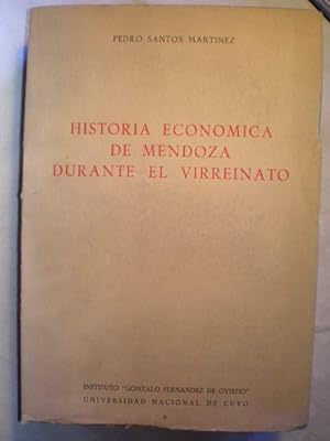 Imagen del vendedor de Historia Econmica de Mendoza durante el Virreinato a la venta por Librera Antonio Azorn