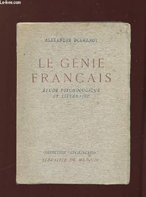 Image du vendeur pour LE GENIE FRANCAIS. mis en vente par Le-Livre