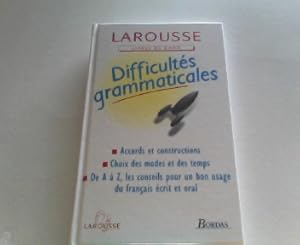 Difficultes Grammaticales