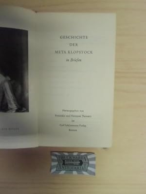 Image du vendeur pour Geschichte der Meta Klopstock in Briefen. Sammlung Dieterich Band 239. mis en vente par Druckwaren Antiquariat