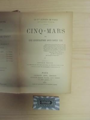 Seller image for Cinq - Mars ou une conjuration sous Louis XIII. Nouvelle dition. for sale by Druckwaren Antiquariat