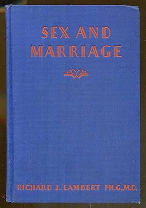 Imagen del vendedor de Sex and Marriage a la venta por Dearly Departed Books