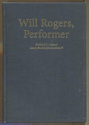 Imagen del vendedor de Will Rogers, Performer a la venta por Dearly Departed Books
