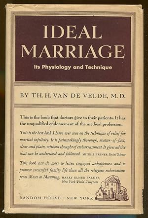 Imagen del vendedor de Ideal Marriage: Its Physiology and Technique a la venta por Dearly Departed Books