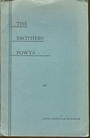 Seller image for The Brothers Powys for sale by Dearly Departed Books