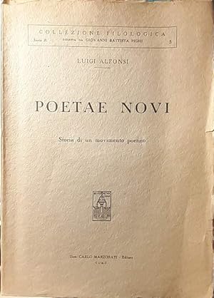 Poeta novi : Storia di un movimento poetico