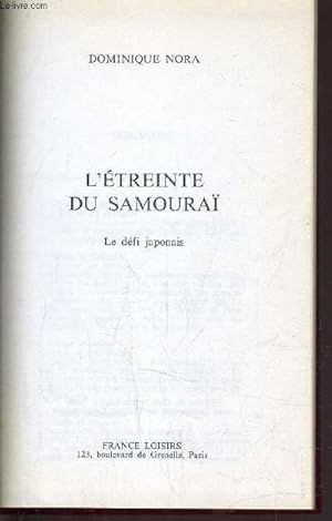 Seller image for L'ETREINTE DU SAMOURAI. for sale by Le-Livre