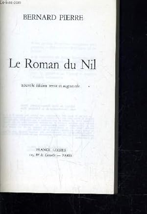 Bild des Verkufers fr LE ROMAN DU NIL. zum Verkauf von Le-Livre