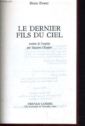 Immagine del venditore per LE DERNIER FILS DU CIEL. venduto da Le-Livre